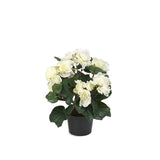 Begonia konstväxt vit 28 cm