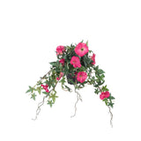 Blomma för dagen konstväxt rosa 45 cm
