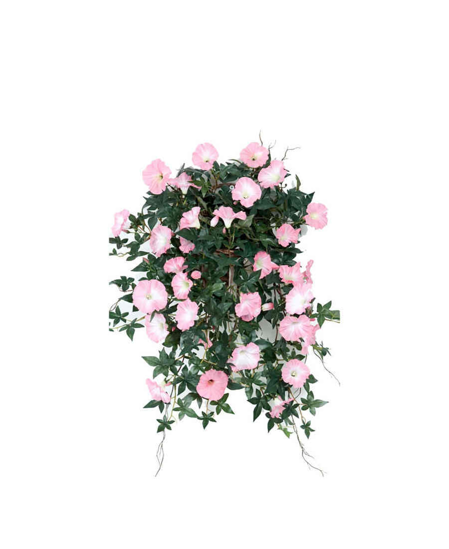 Blomma för dagen konstväxt rosa 60 cm