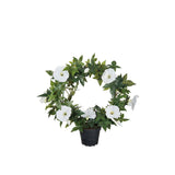 Blomma för dagen konstväxt vit 35 cm