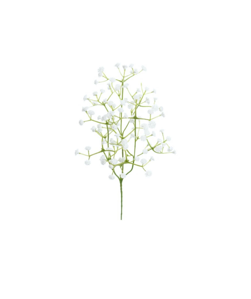 Brudslöja snittblomma vit/grön