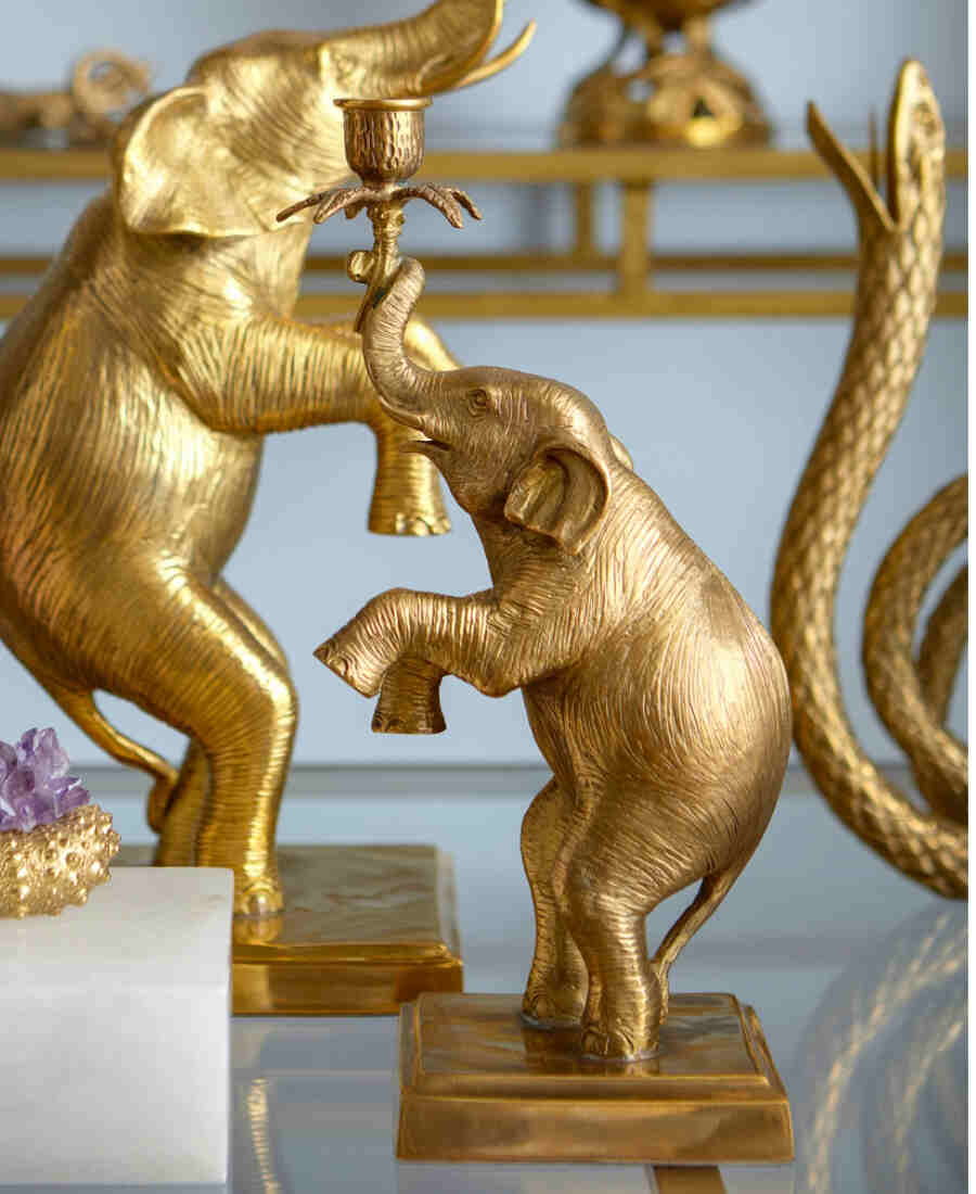 Inspirationsbild på Gigante ljusstake mässing h.