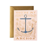 Gratulationskort med texten You're My Anchor