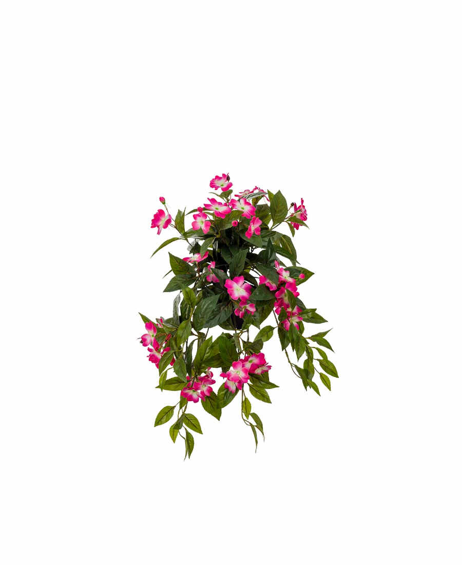 Lyckliga Lotta konstväxt rosa 40 cm