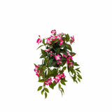 Lyckliga Lotta konstväxt rosa 40 cm