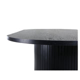 Palazzo matbord oval svart 200 m