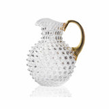 Paris Hobnail karaff crystal/guld 2 liter
