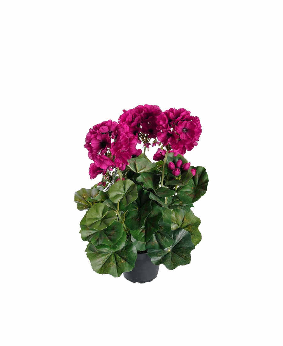 Pelargon konstväxt mörklila 35 cm