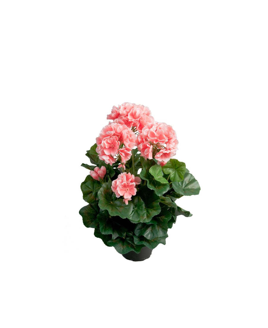Pelargon konstväxt rosa 35 cm