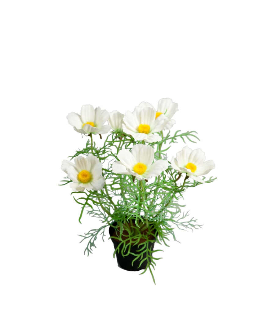 Rosenskära konstväxt vit 40 cm