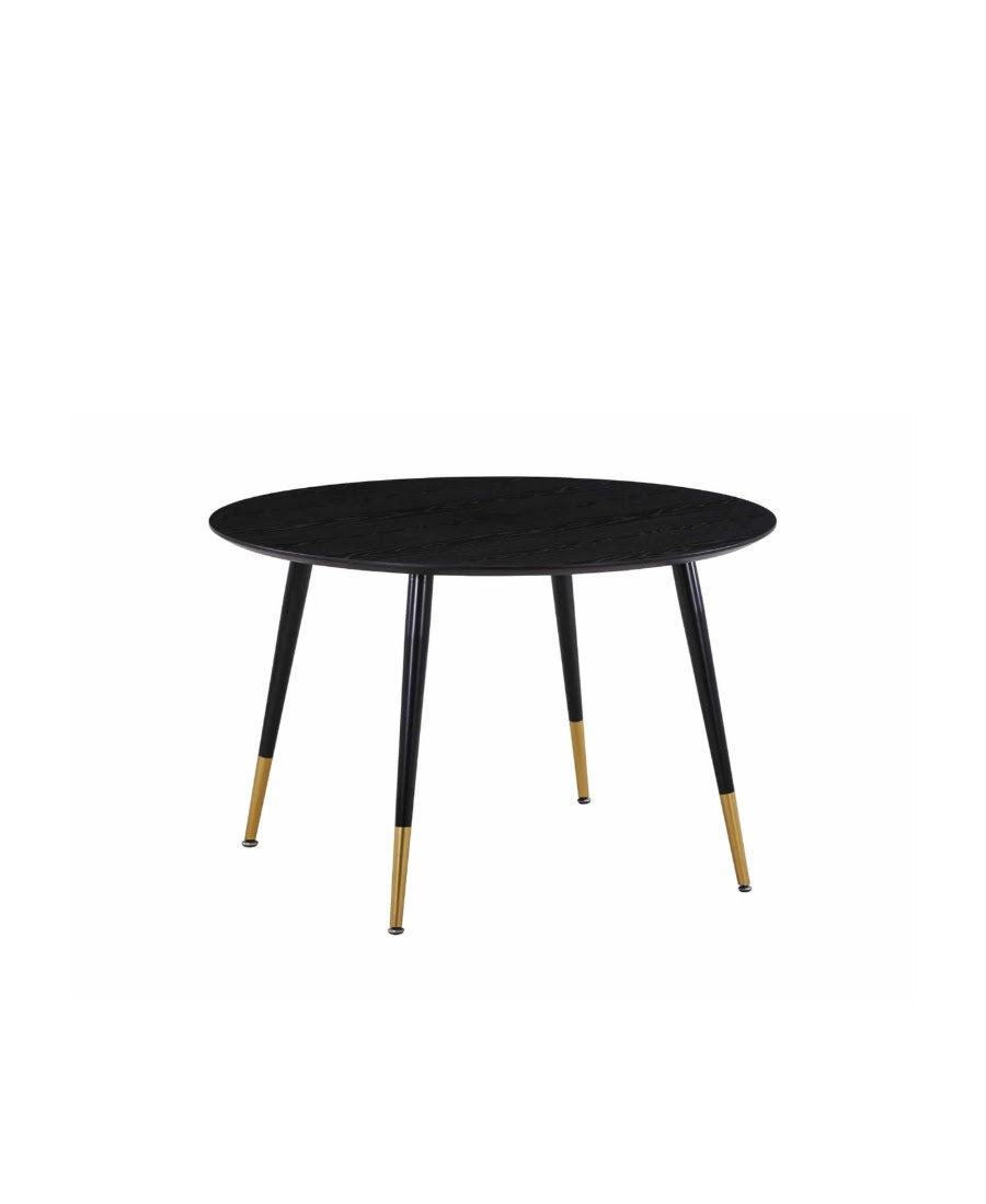 Valmora matbord rund svart 115 cm