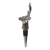 Hjort flaskstopp silver