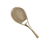 Tennisrack flasköppnare mässing