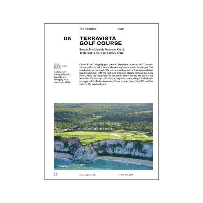 Coffee table book - 150 Golf Courses