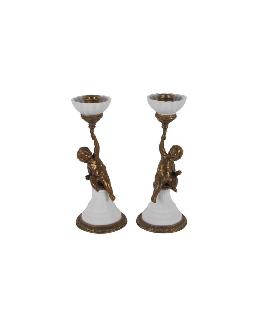 Angels ljusstake vit S/2