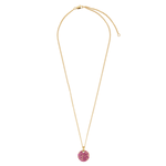 Bertina halsband gold/pink