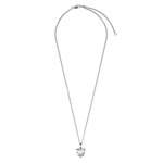 Bianca halsband silver/crystal