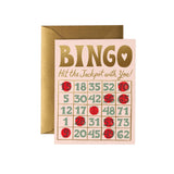 Bingo gratulationskort