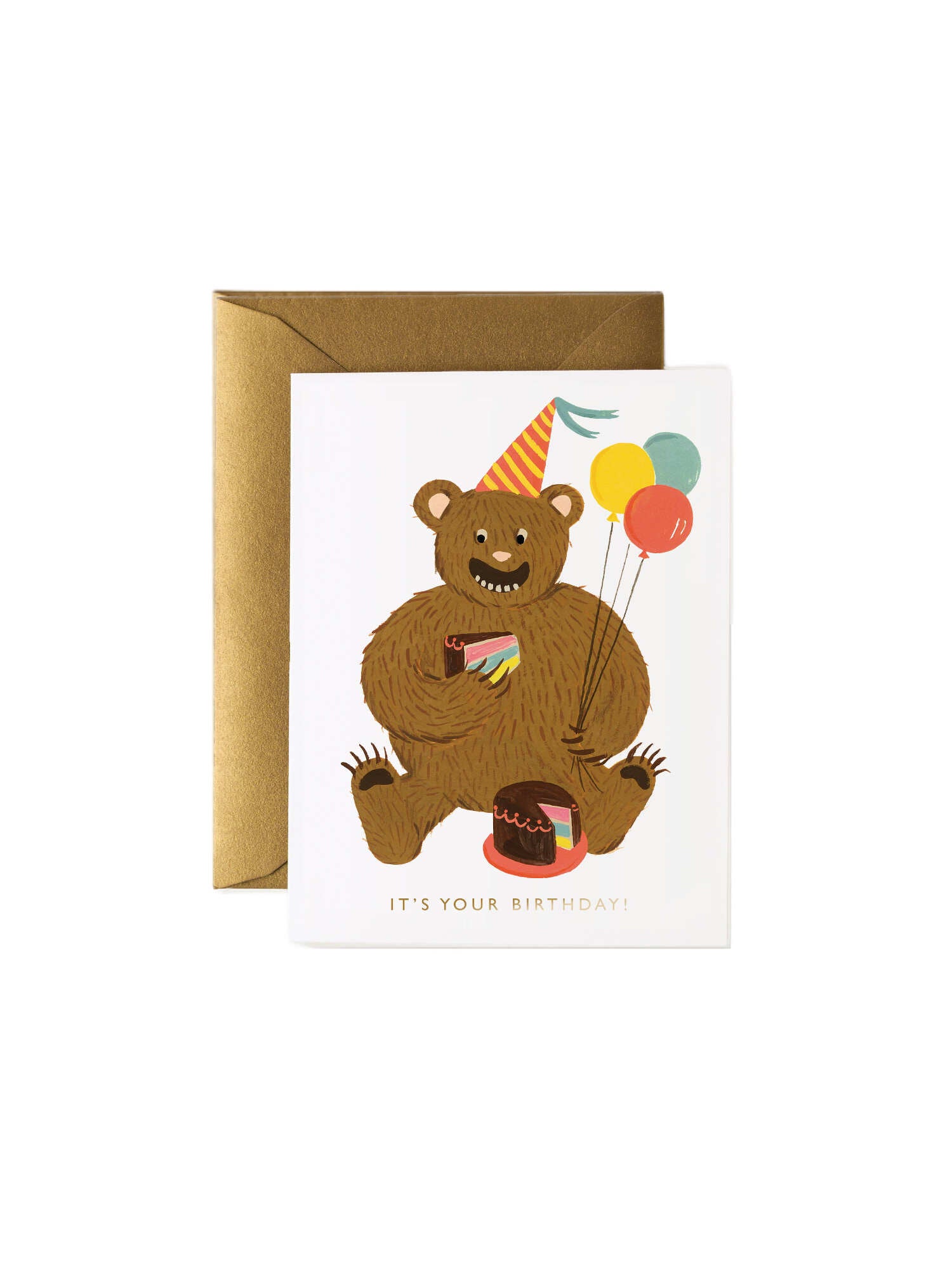 Birthday Bear kort