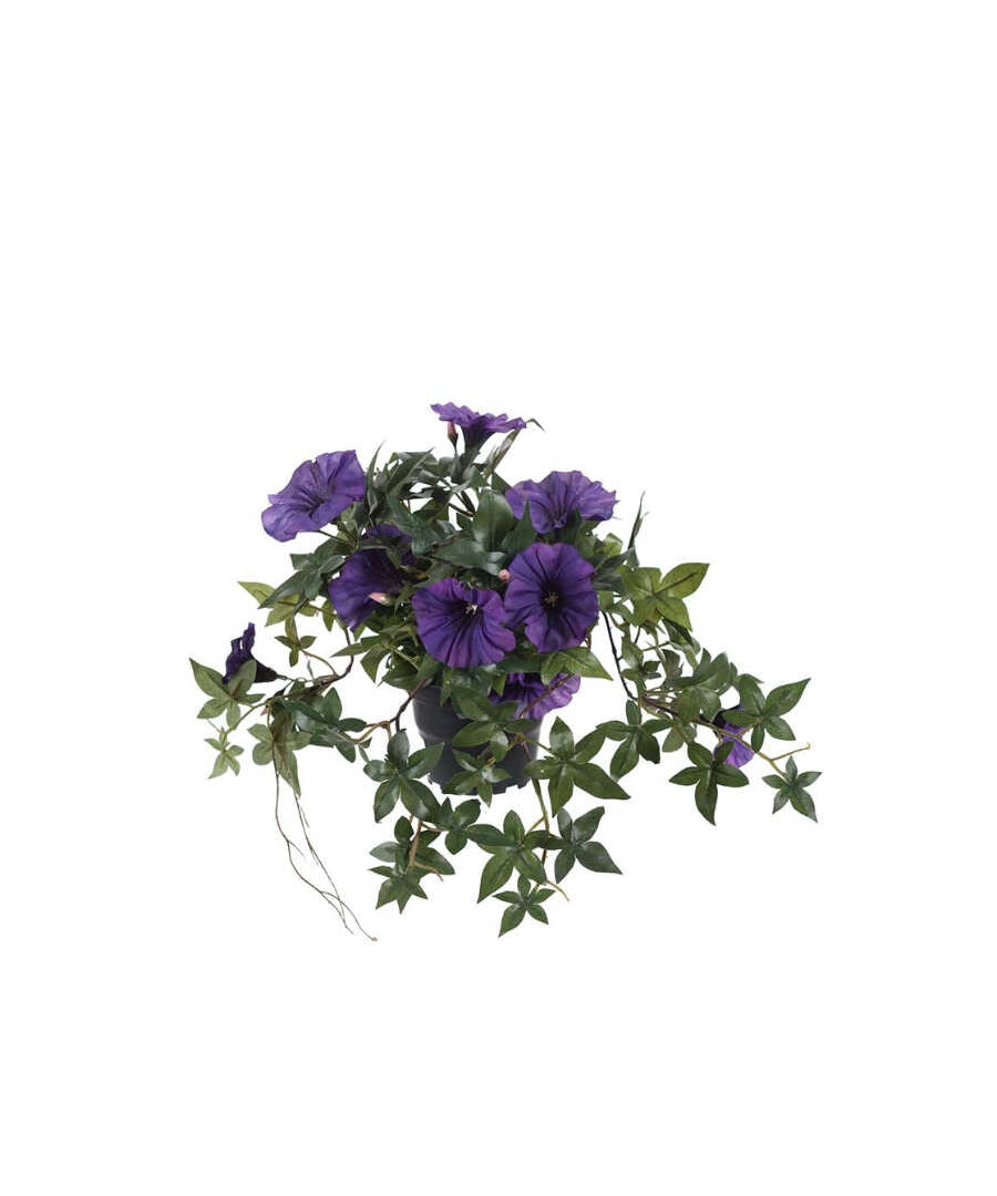 Blomma för dagen konstväxt blå 45 cm