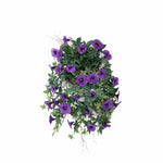Blomma för dagen konstväxt blå 60 cm