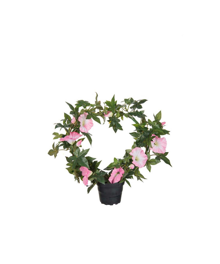 Blomma för dagen konstväxt rosa 35 cm