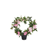 Blomma för dagen konstväxt rosa 35 cm