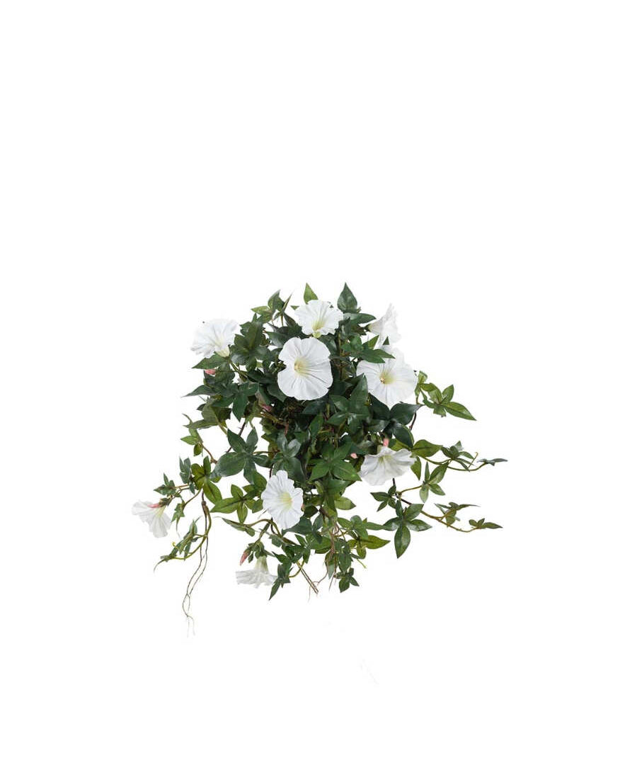 Blomma för dagen konstväxt vit 45 cm