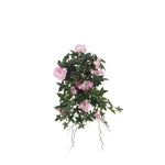 Blomma för dagen konstväxt ljusrosa 45 cm