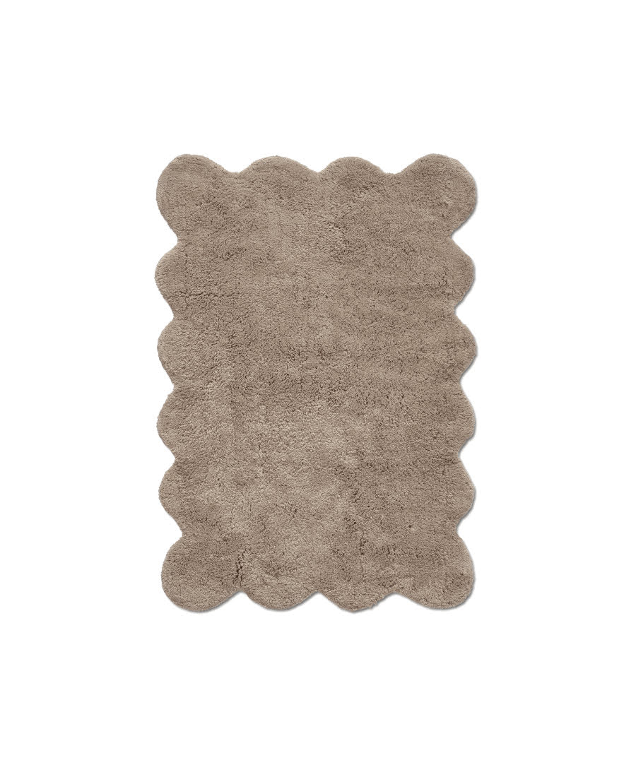 Clam badrumsmatta beige 60x90 cm