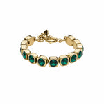 Conian armband gold/green