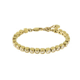 Esina armband gold/crystal