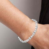 Esina armband silver/crystal