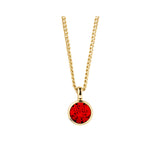 Ette halsband gold/red