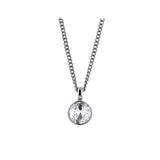 Ette halsband silver/crystal