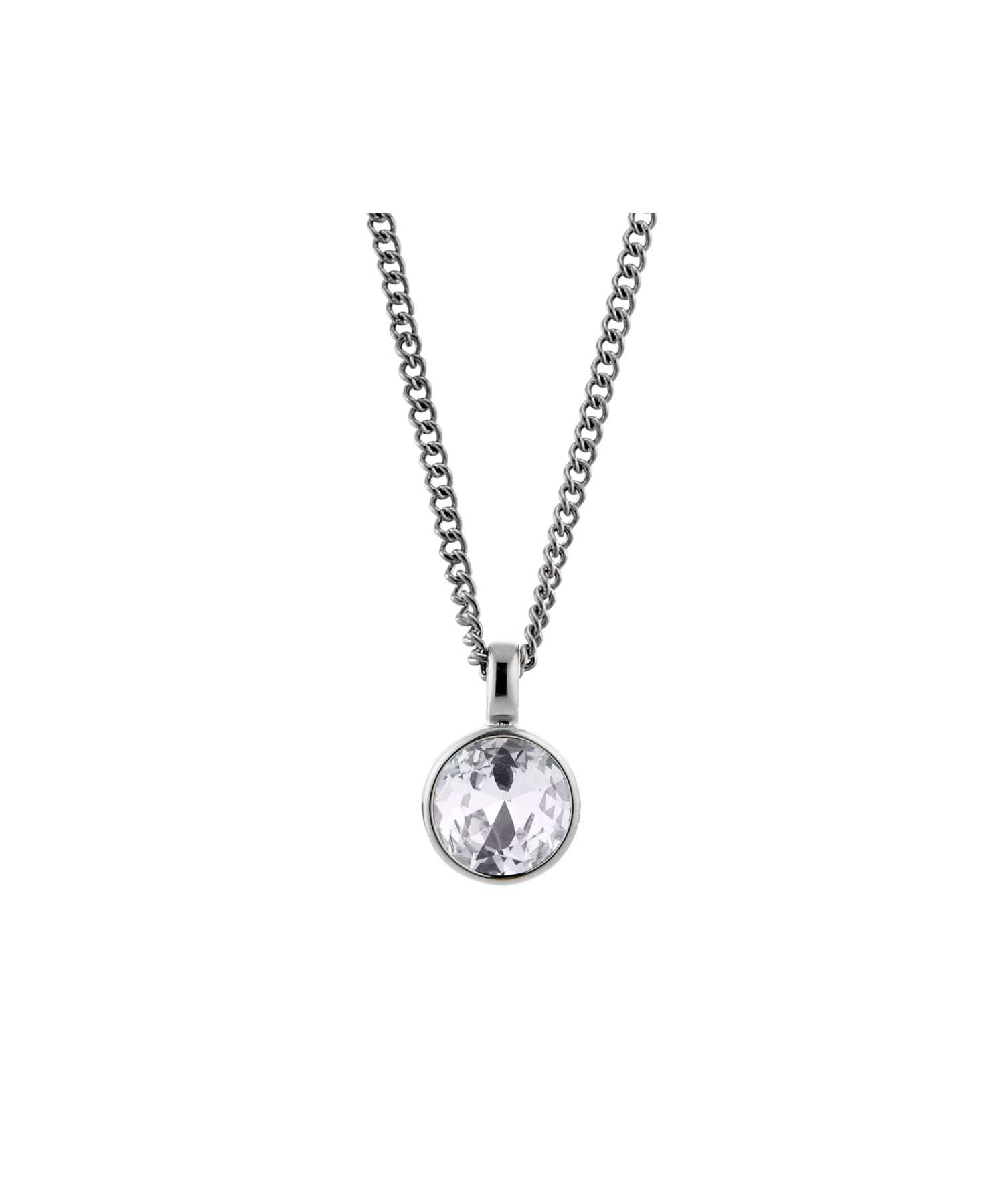 Ette halsband silver/crystal