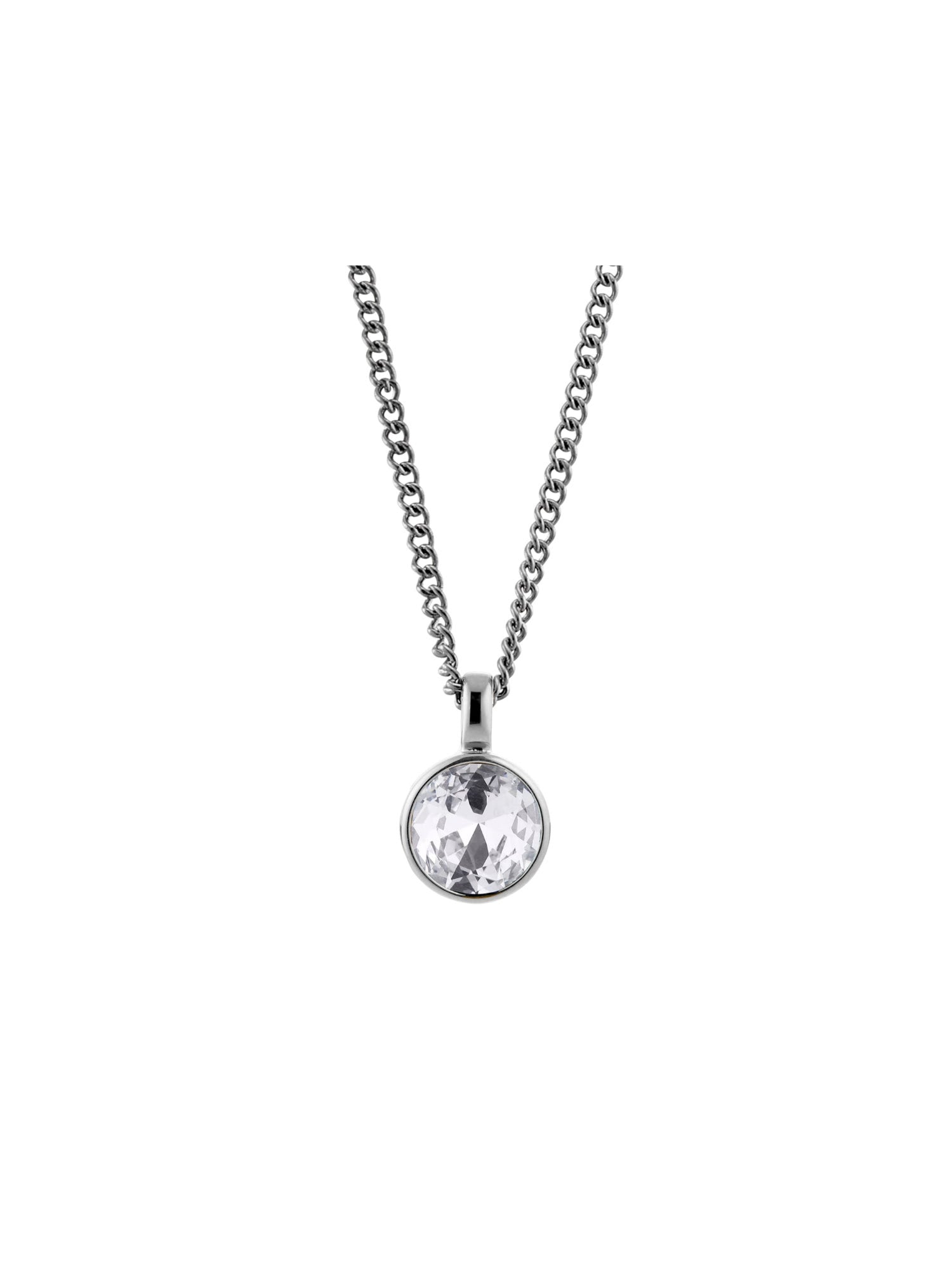 Ette halsband silver/crystal