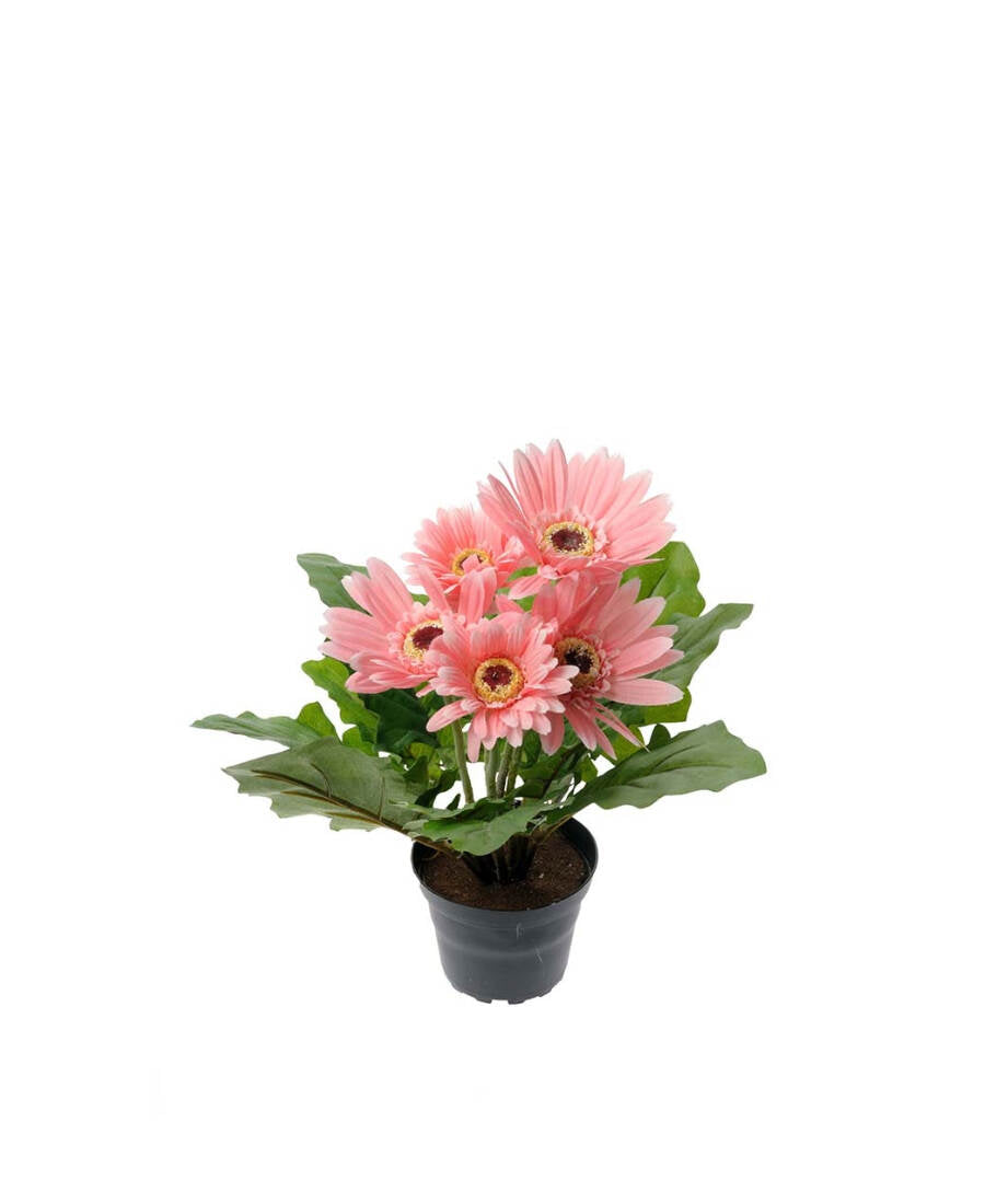 Gerbera konstväxt rosa 30 cm