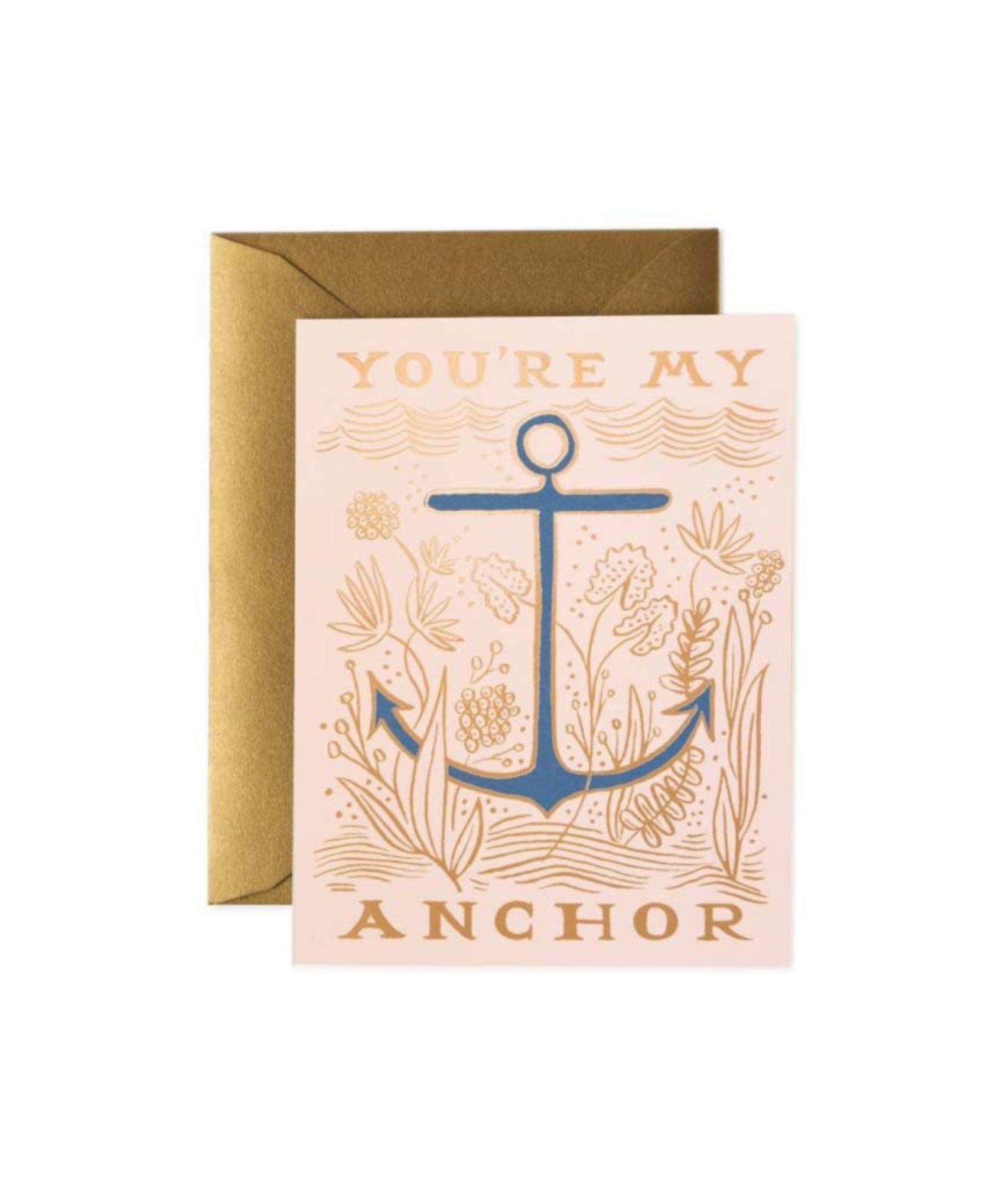 Gratulationskort med texten You're My Anchor 