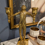 Abel ljusstake antik mässing