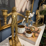 Abel ljusstake antik mässing