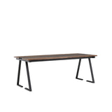 Jakarta matbord brun/svart 200 cm