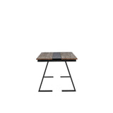 Jakarta matbord brun/svart 200 cm
