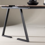 Jakarta matbord brun/svart 200 cm