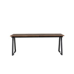 Jakarta matbord brun/svart 200 cm