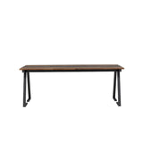 Jakarta matbord brun/svart 200 cm