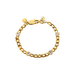 Livia armband gold/crystal