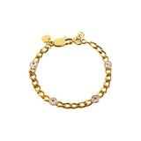 Livia armband gold/crystal