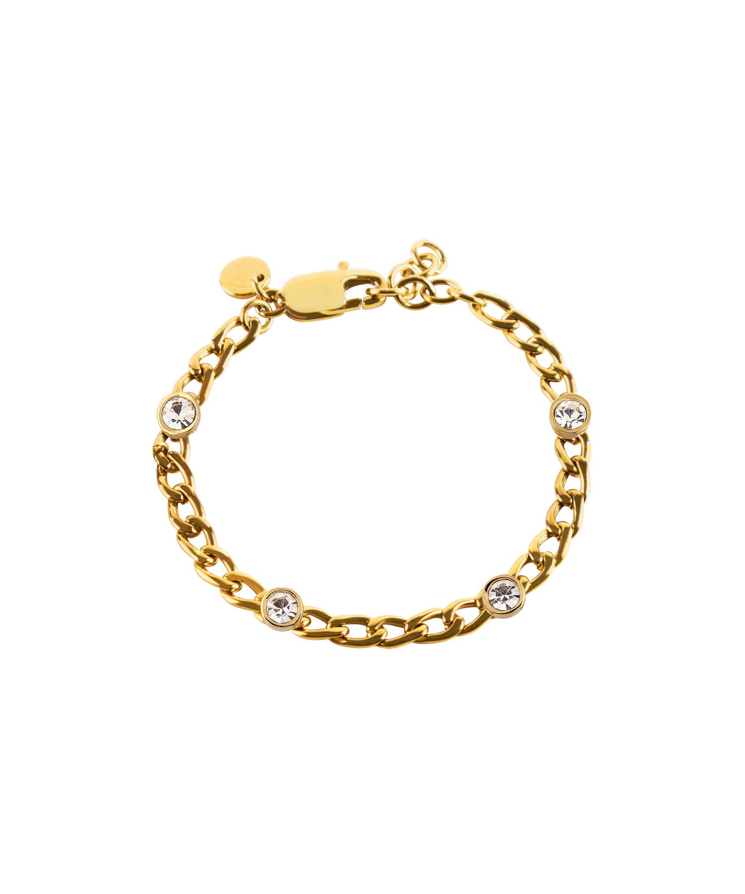 Livia armband gold/crystal