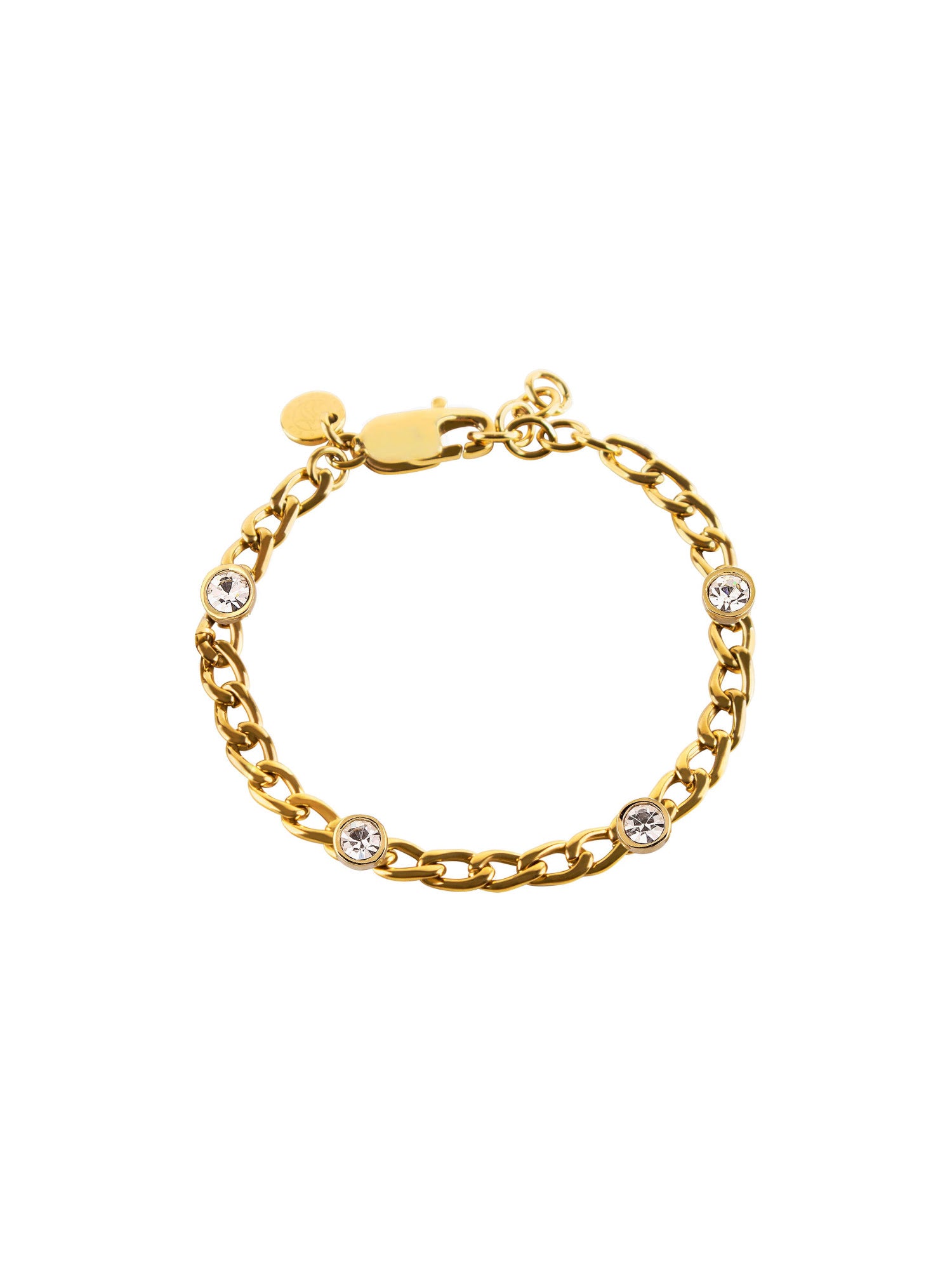 Livia armband gold/crystal